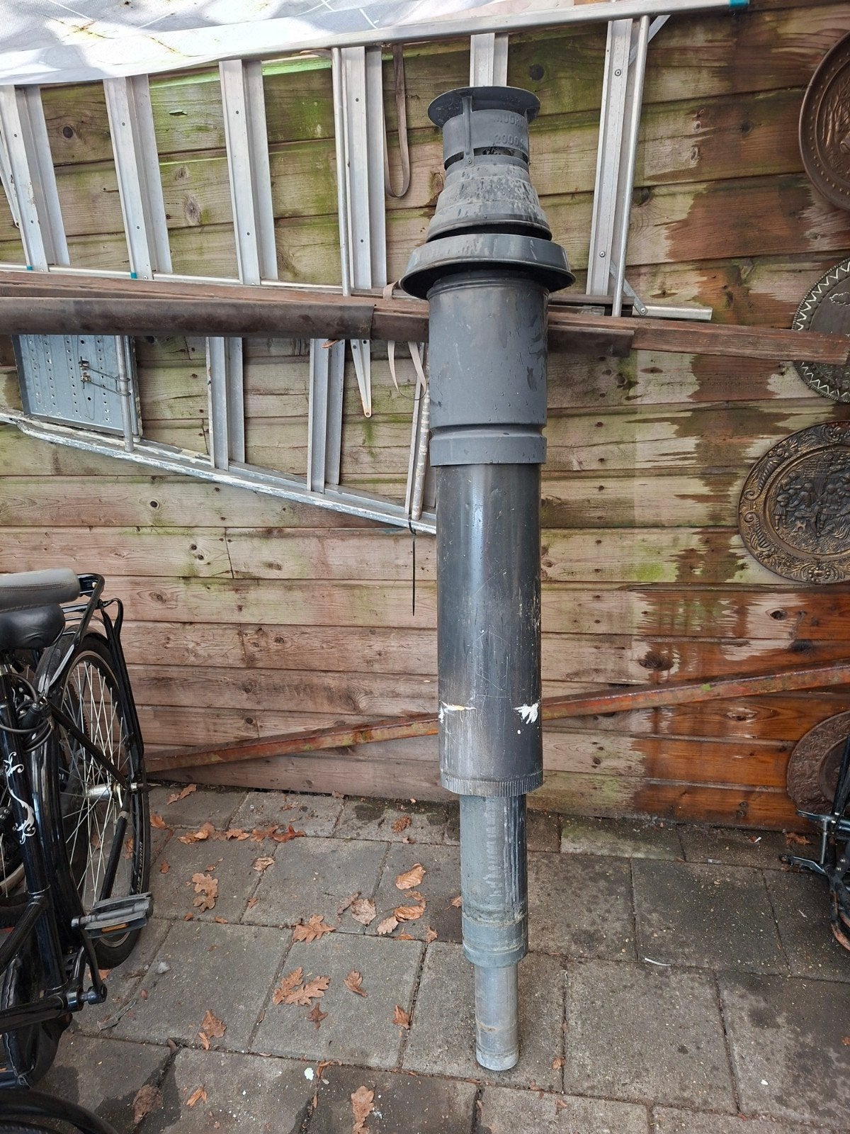 dak doorvoer 168 lang onderste pijp 8 cm, Ophalen of Verzenden