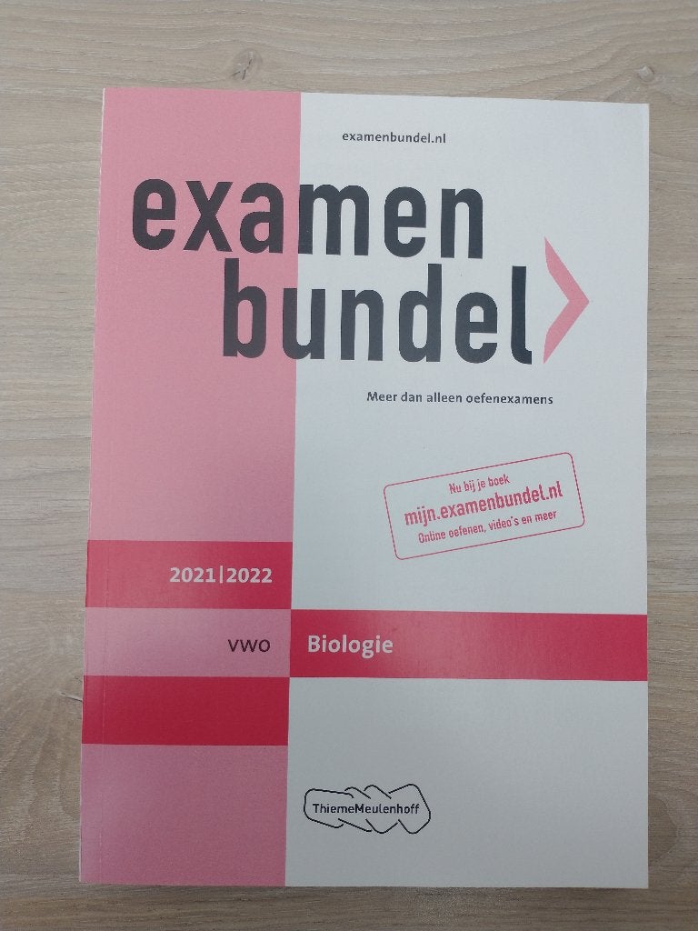 Examenbundel Biologie vwo, Boeken, VWO, Biologie, Ophalen of Verzenden, Nieuw