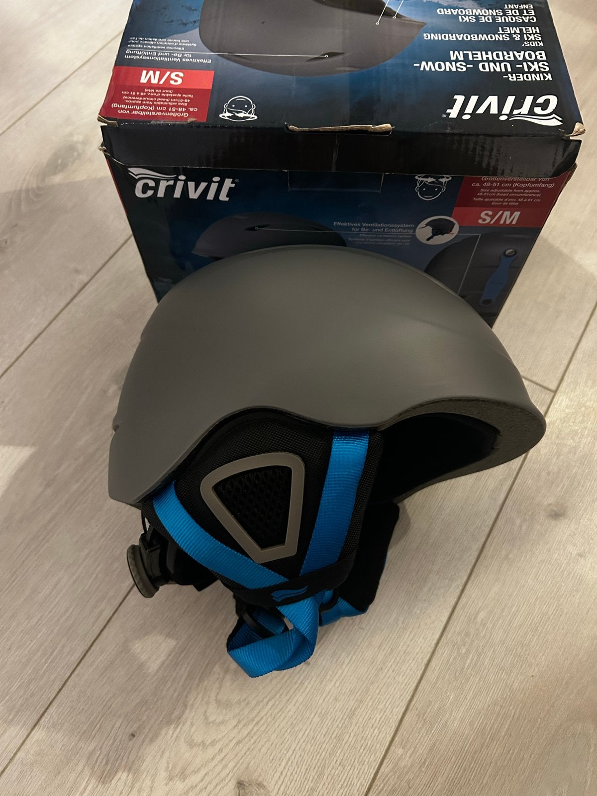 Crivit Kinder Skihelm S/M (48-51cm) Verstelbaar, Overige merken, Overige typen, Ophalen of Verzenden, Zo goed als nieuw