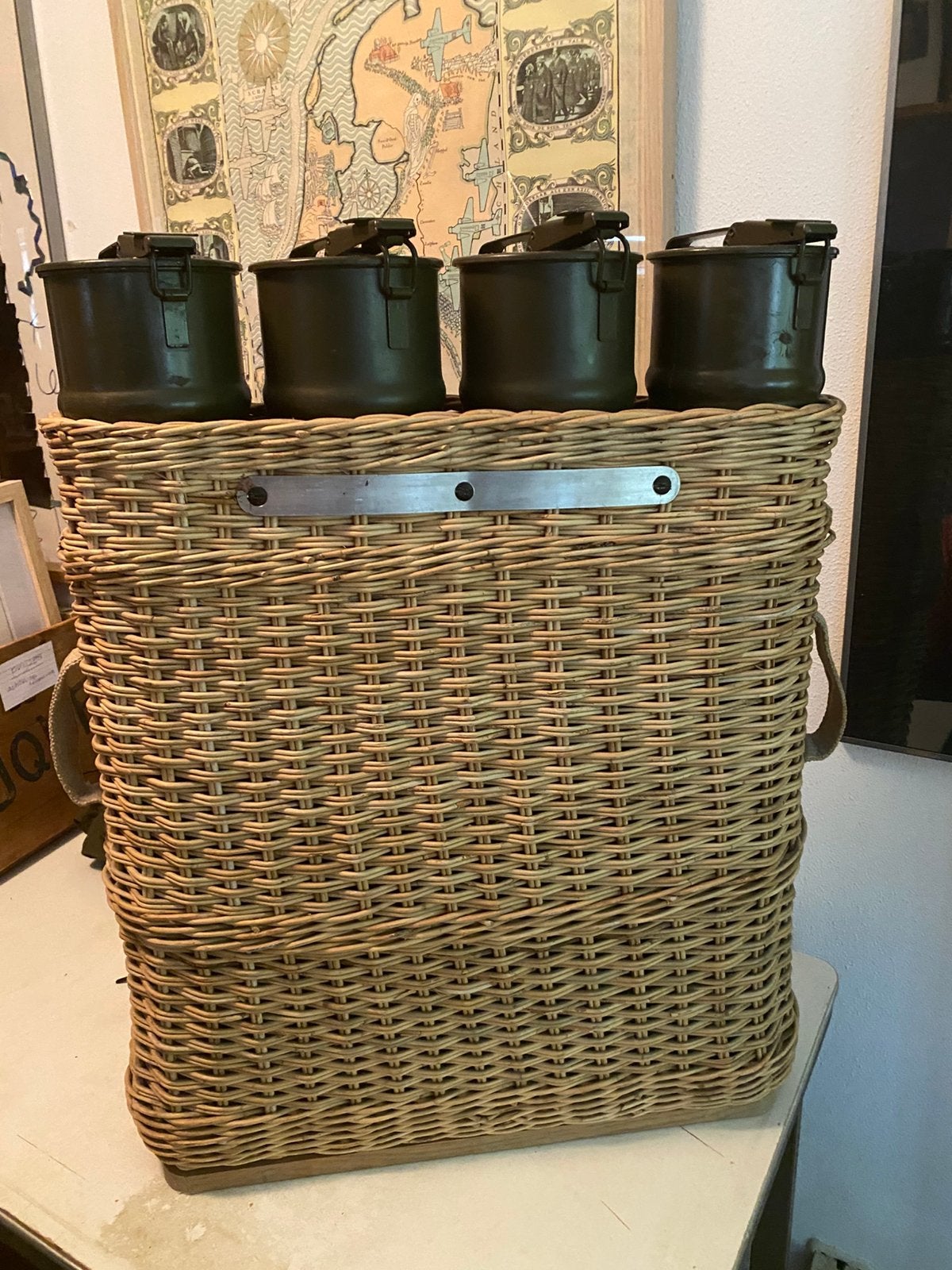 Munitie mand artillerie hulzen, Ophalen of Verzenden, Nederland, Hulzen of Bodemvondsten