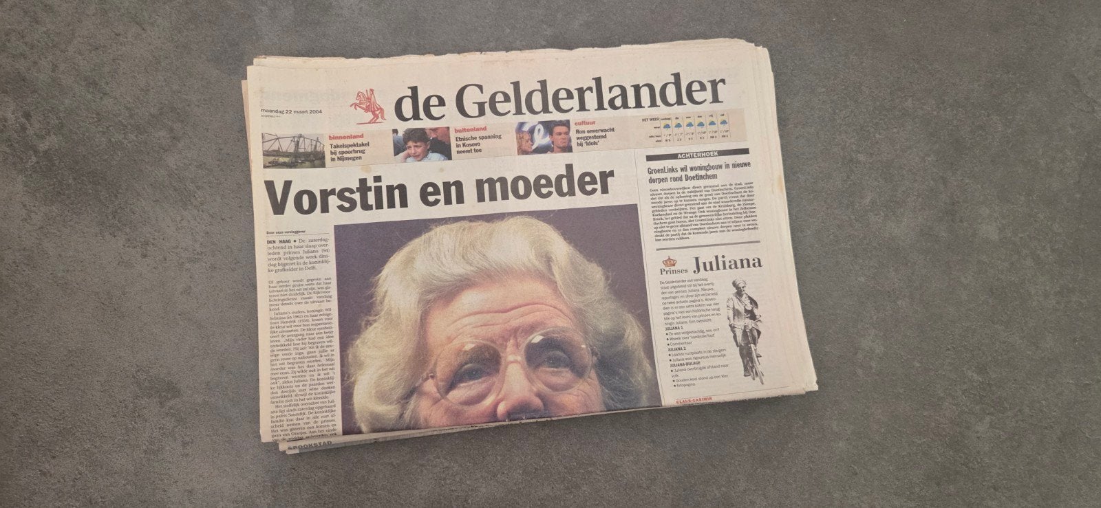 Complete kranten 9/11, huwelijk Maxima, geboorte Amalia, Postzegels en Munten, Ophalen
