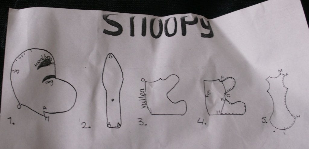 Pakket om zelf knuffel te maken Snoopy, Hobby en Vrije tijd, Ophalen of Verzenden, Nieuw