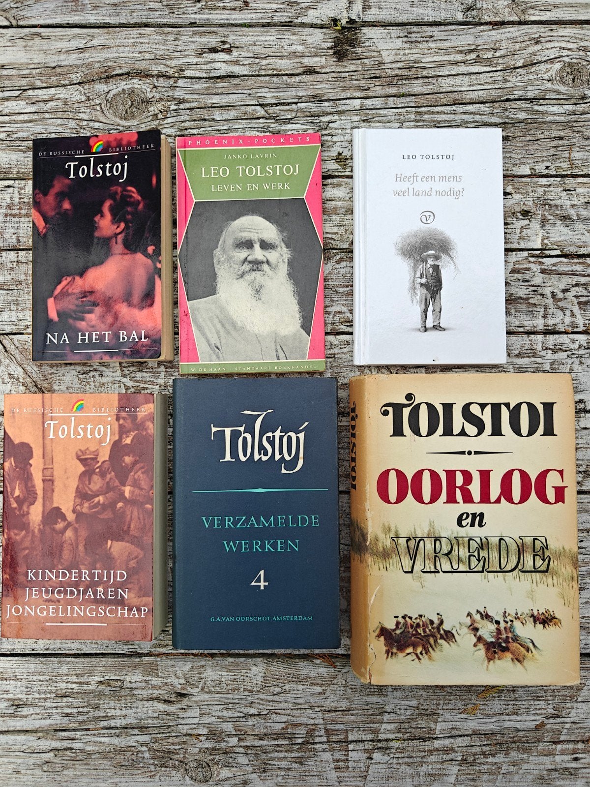 6 Boeken van Leo Tolstoj., Boeken, Ophalen of Verzenden, Zo goed als nieuw