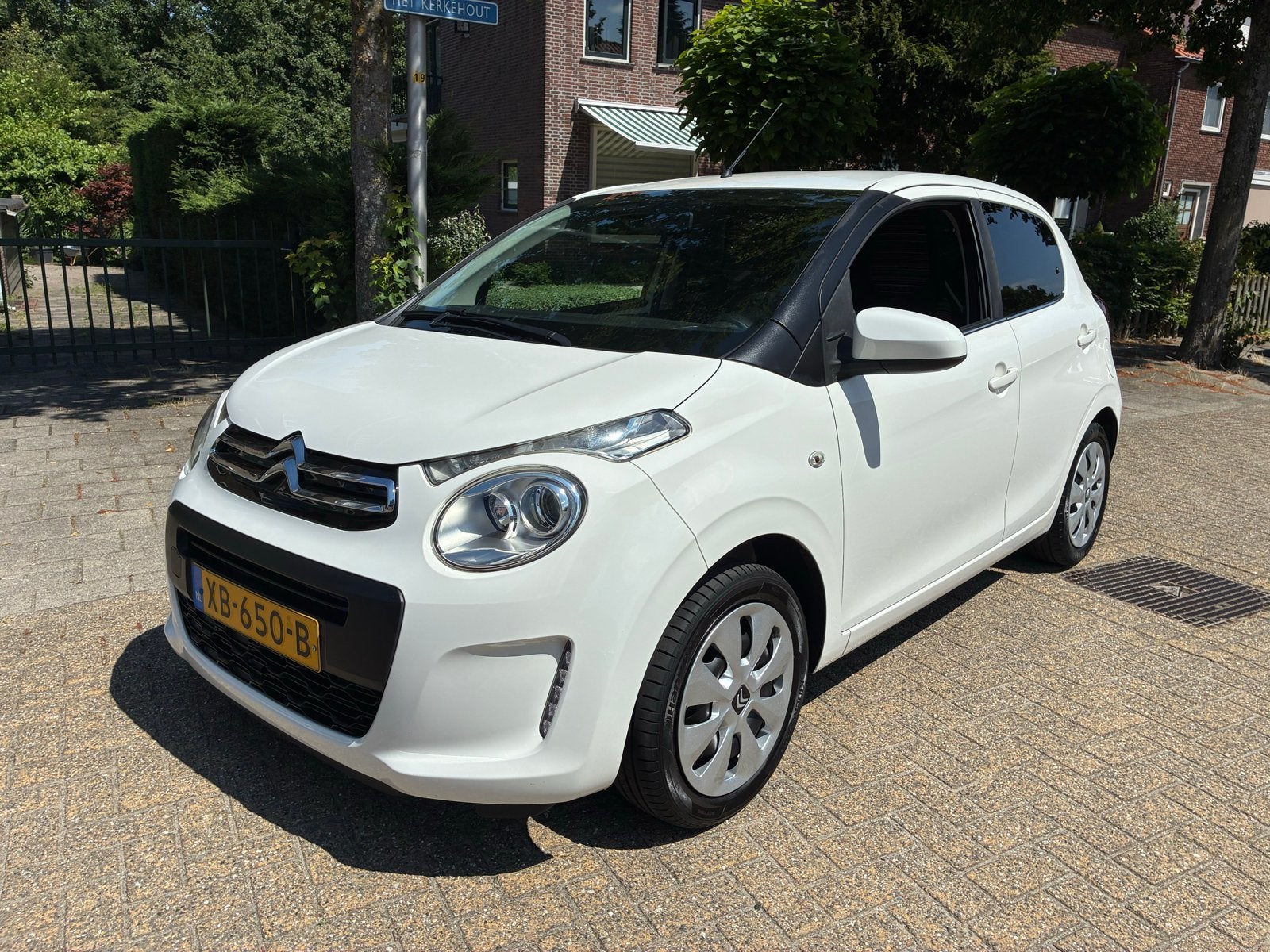 Citroën C1 1.0 VTi 72PK S&S 5D 2018 Wit, Auto's, Voorwielaandrijving, Stof, 4 stoelen, C1