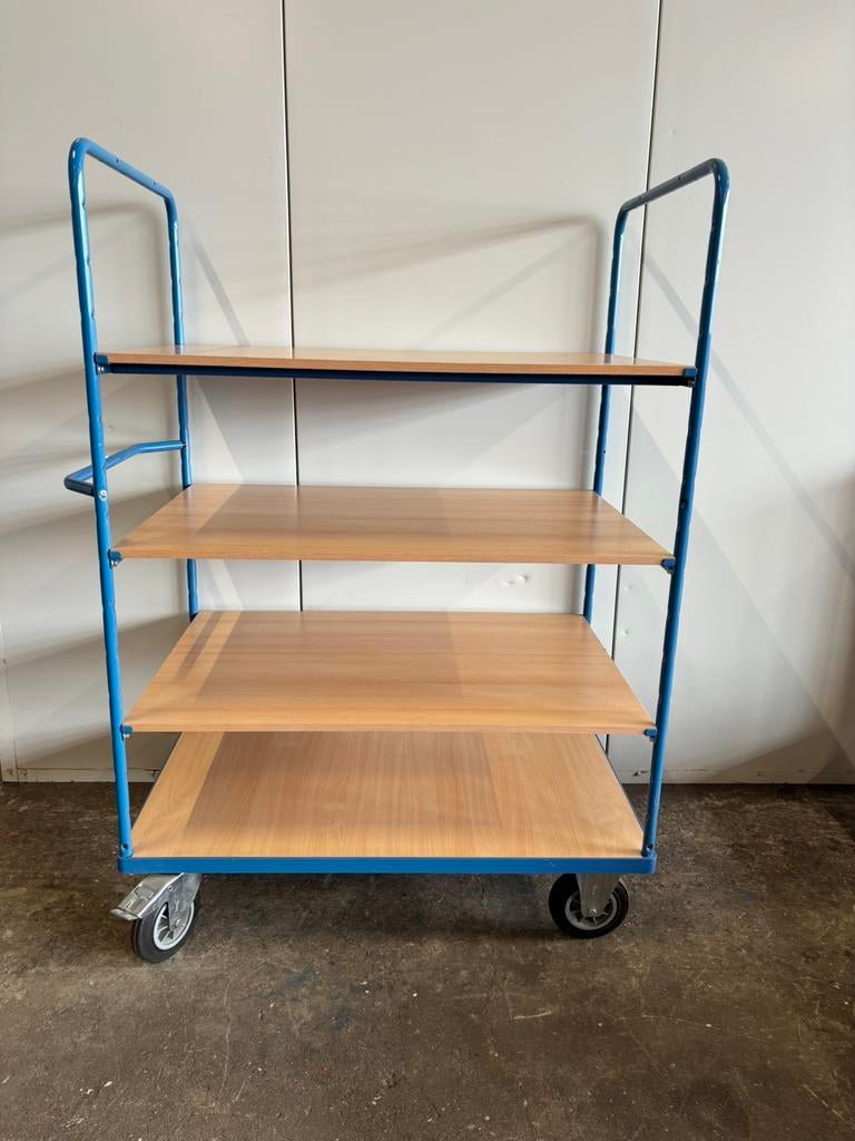 Fetra etagewagen / magazijnwagen / magazijnkar / kar / wagen, Doe-het-zelf en Verbouw, Transportwagens, Ophalen, Gebruikt, Transportkar