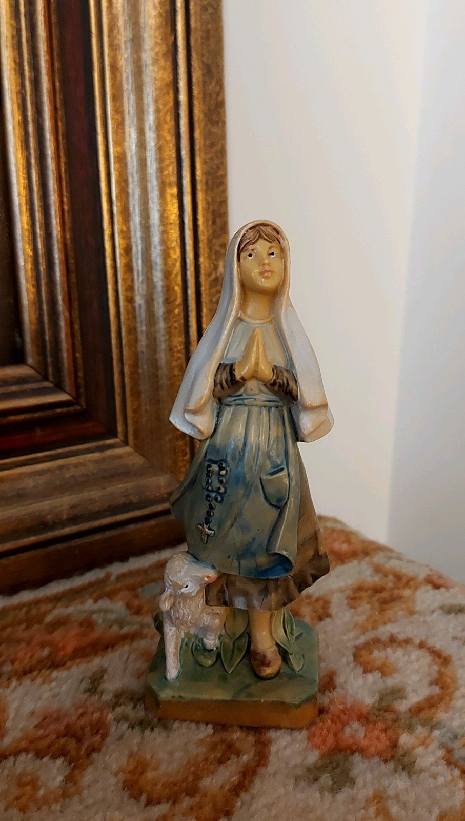Oud beeldje: st Bernadette van Lourdes, Ophalen of Verzenden