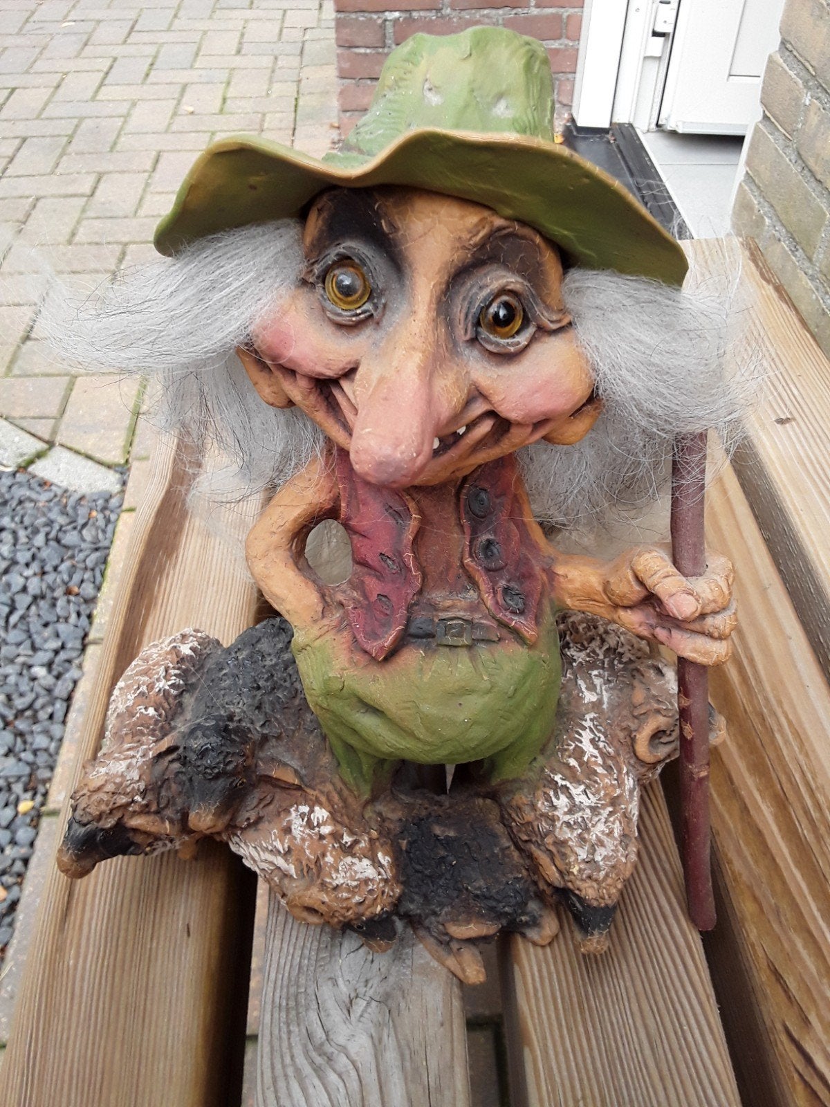 Ney form trollen beeldje - Uniek en handgemaakt, Ophalen of Verzenden, Zo goed als nieuw, Fantasy