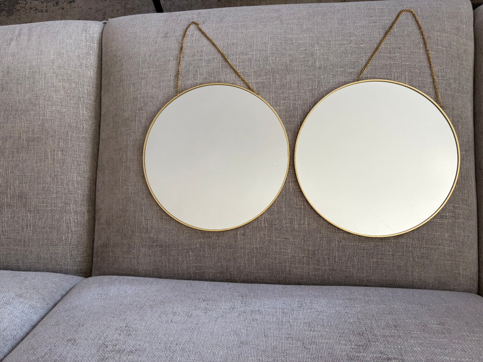 Twee nieuwe spiegels van de Leenbakker, Huis en Inrichting, Woonaccessoires | Spiegels, Ophalen, Minder dan 50 cm, Zo goed als nieuw