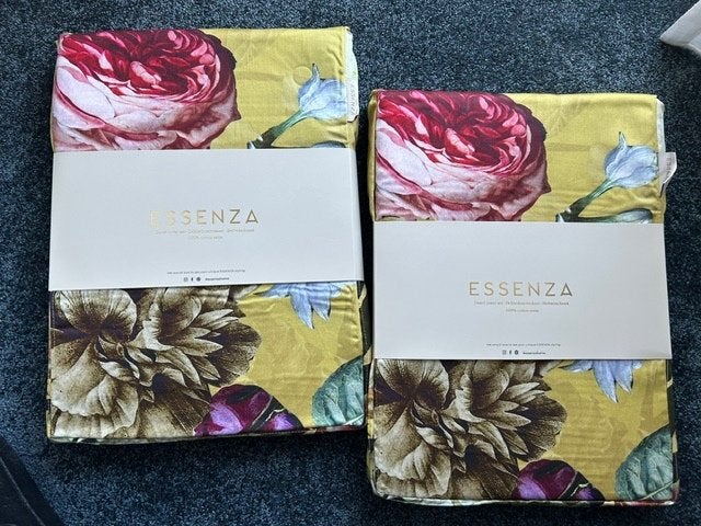 140/200 Essenza Dekbedovertrek 100% Satijn Katoen, Info@essenzahome, Eenpersoons, Essenza, Katoen