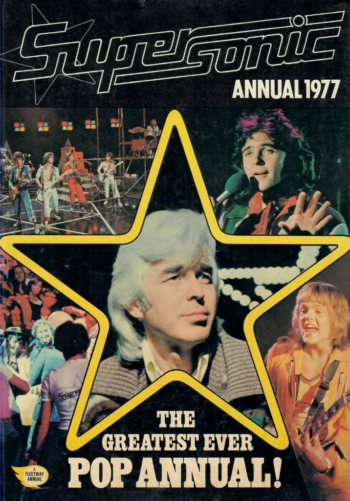 SUPERSONIC ANNUAL 1977 DAVID BOWIE ROD STEWART ROXY MUSIC, Boeken, Verzenden, Zo goed als nieuw, Artiest