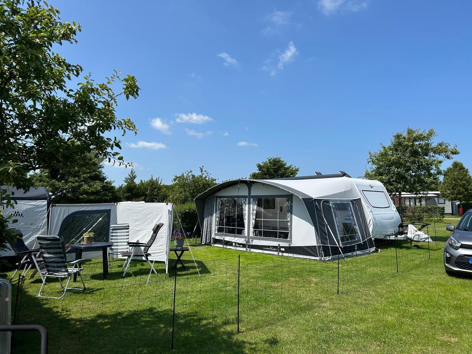 ZGAN Walker Ellips voortent met vast kuipzeil. Maat 945, Ophalen, Zo goed als nieuw, Ten Cate All Season 240g/m2, Walker Campingstyle