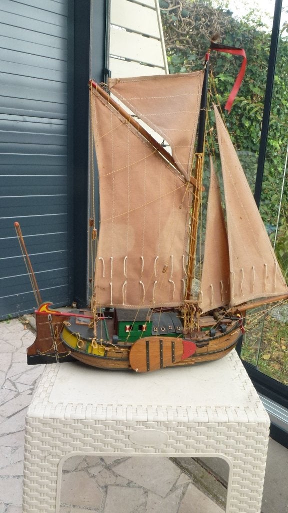 Te koop model Boltjalk, Ophalen, Zo goed als nieuw, 1:32 tot 1:50, Overige merken