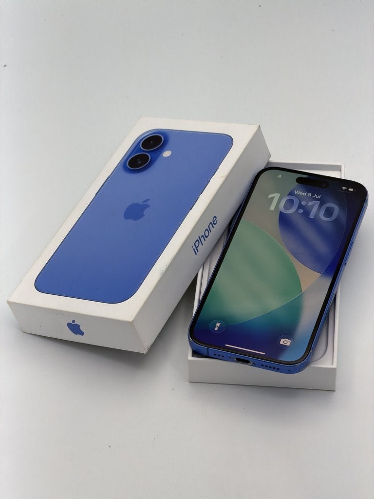 Erg Mooie iPhone 16 Blue 128GB, met 100% batterijconditie!, Telecommunicatie, Mobiele telefoons | Apple iPhone, Apple, Blauw, .