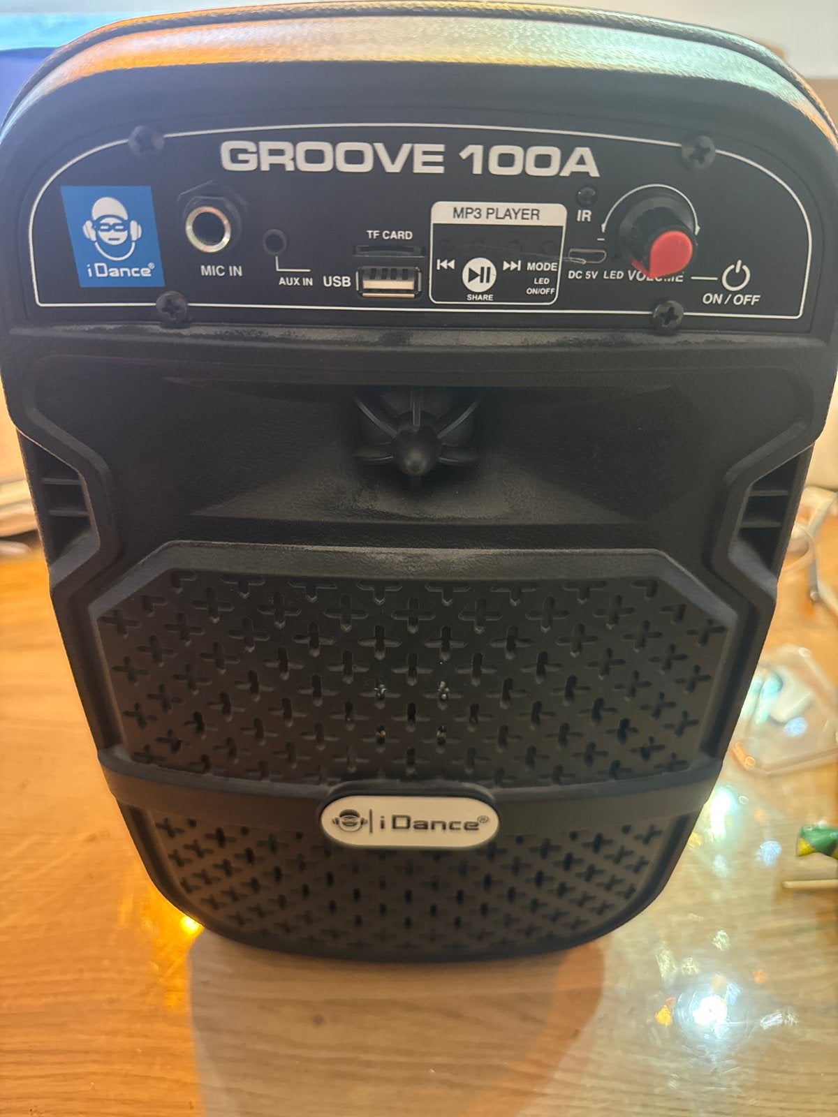 iDance Groove 100A Karaoke Set met Microfoon, Ophalen, Zo goed als nieuw, Complete set