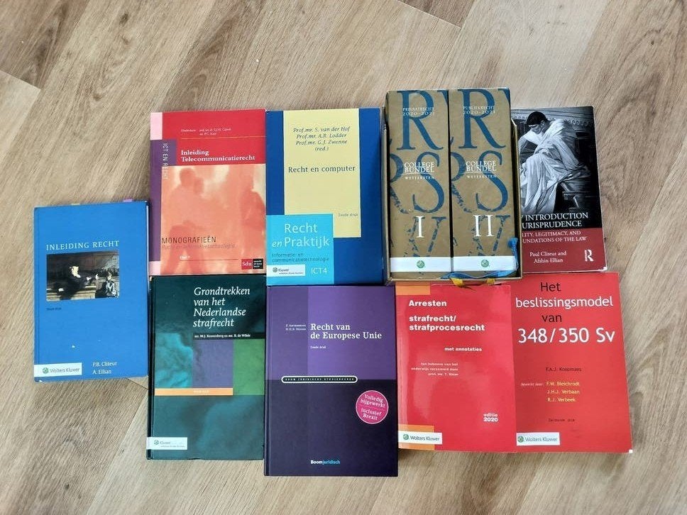 Rechten studieboeken, Gelezen, Diverse auteurs, Ophalen of Verzenden, WO
