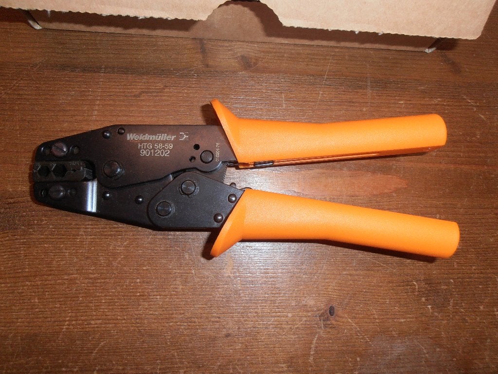 Weidmuller HTG 58/59 coax connector krimptang., Ophalen of Verzenden, Zo goed als nieuw