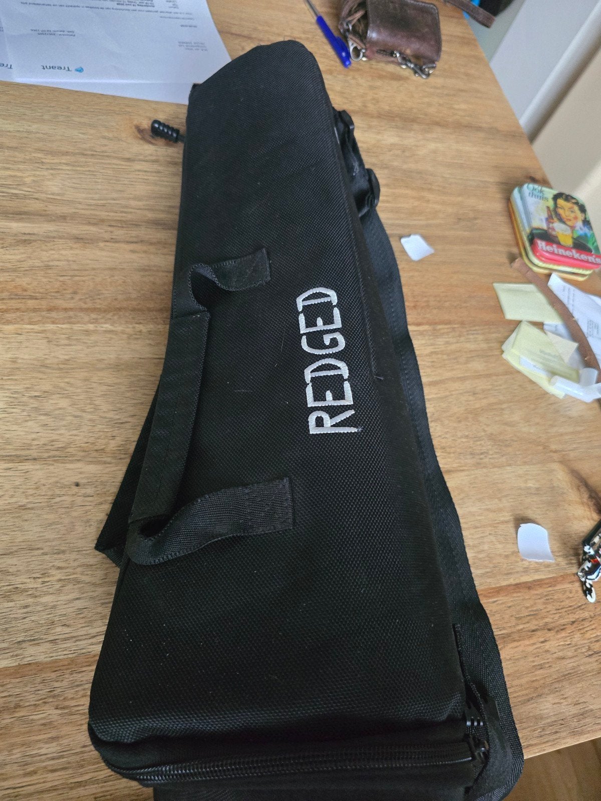 Redged statiefhouder nieuwstaat, Ophalen of Verzenden, Zo goed als nieuw, Minder dan 150 cm, Driepoot