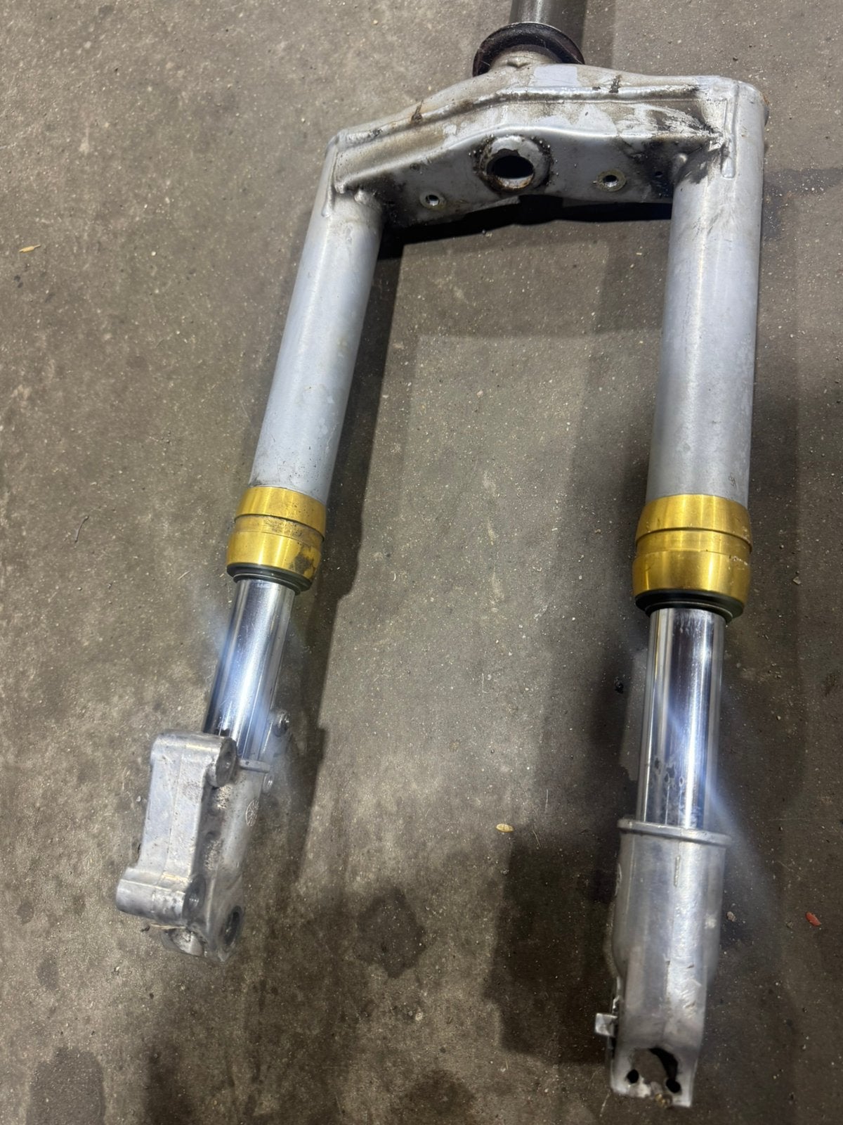 Gilera runner gouden ringen vork, Motoren, Ophalen of Verzenden