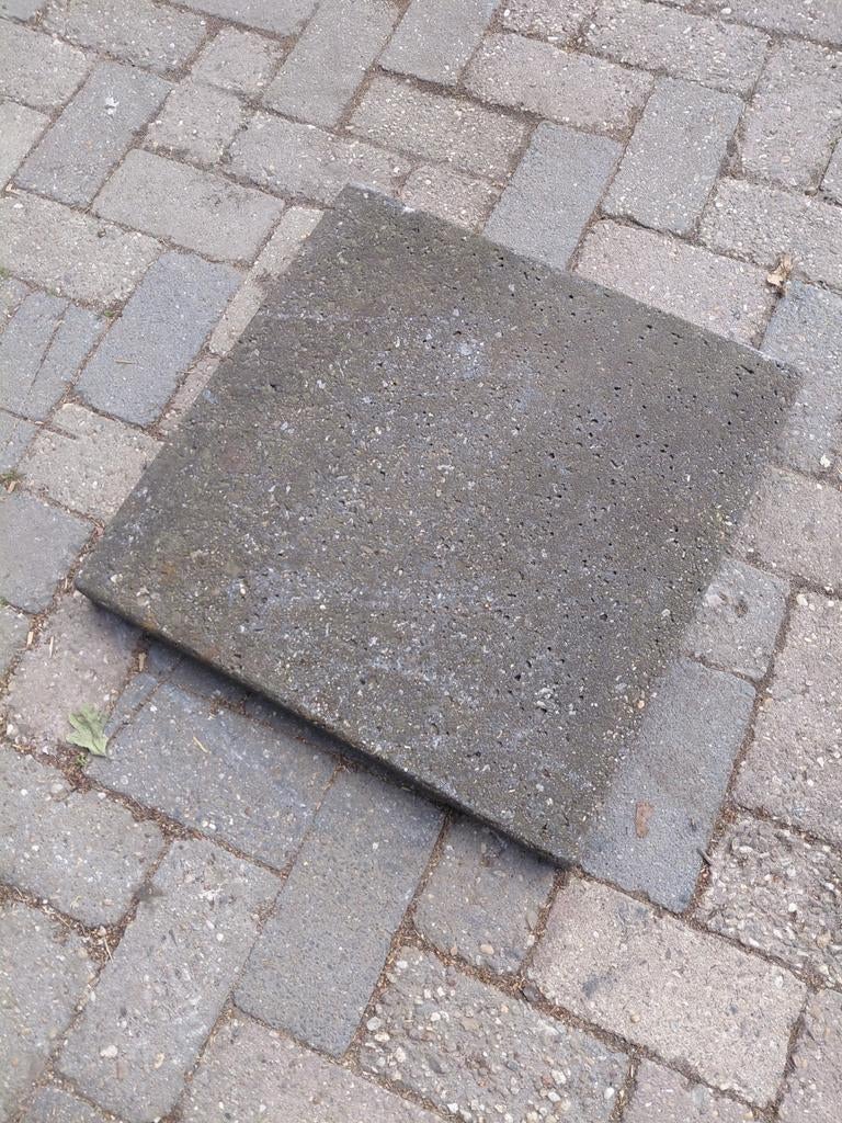 Oud Hollandse Beton Tegels Antraciet 50x50, Tuin en Terras, Ophalen, Gebruikt, 10 m² of meer, Beton