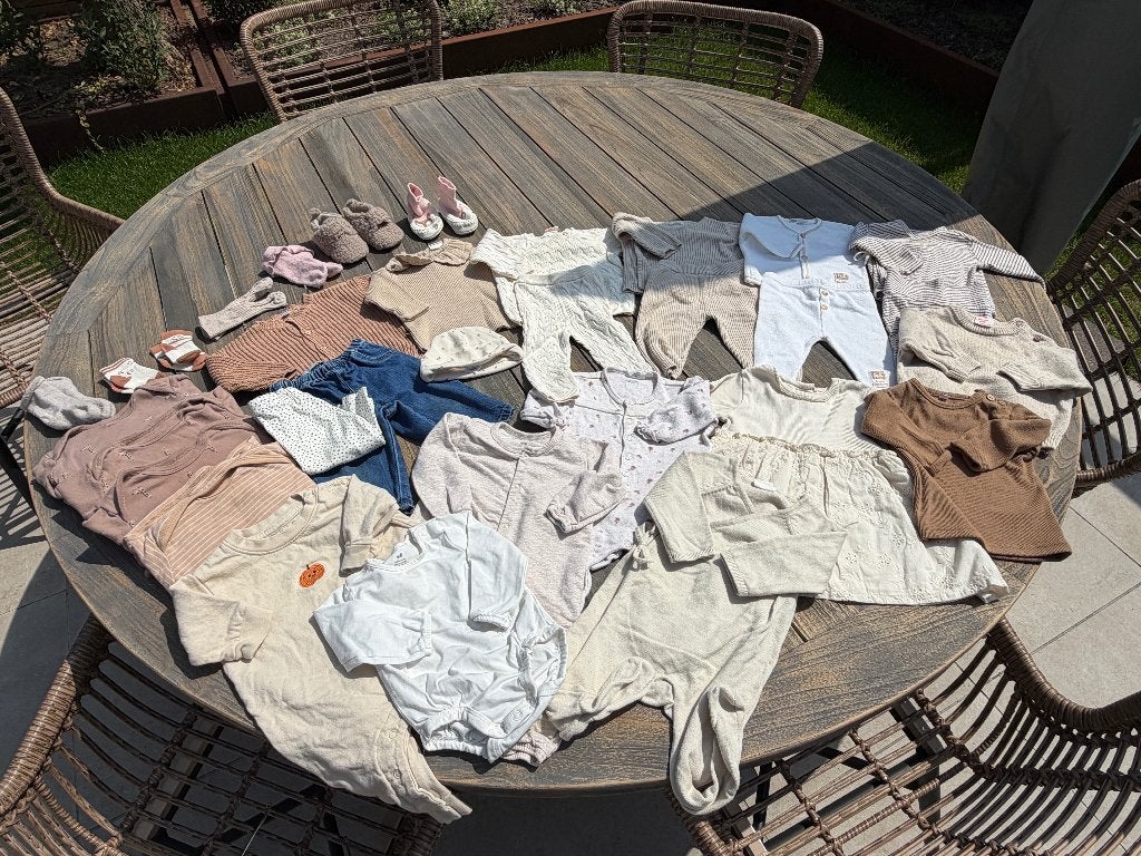 Pakket babykleding 62 / 68, Kinderen en Baby's, Ophalen of Verzenden, Zo goed als nieuw, Maat 62