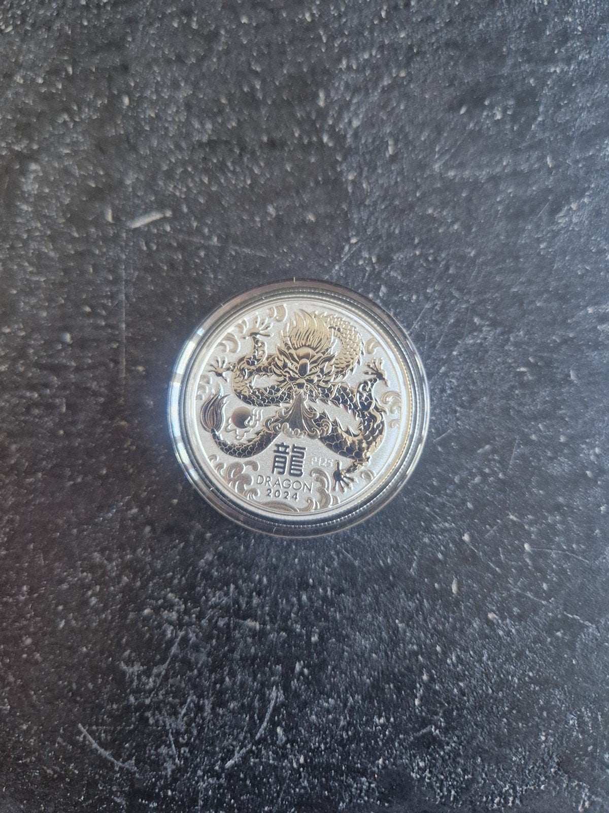Zilveren Draak Munt 2024 - Perth Mint Lunar Serie III 1/2oz, Ophalen of Verzenden