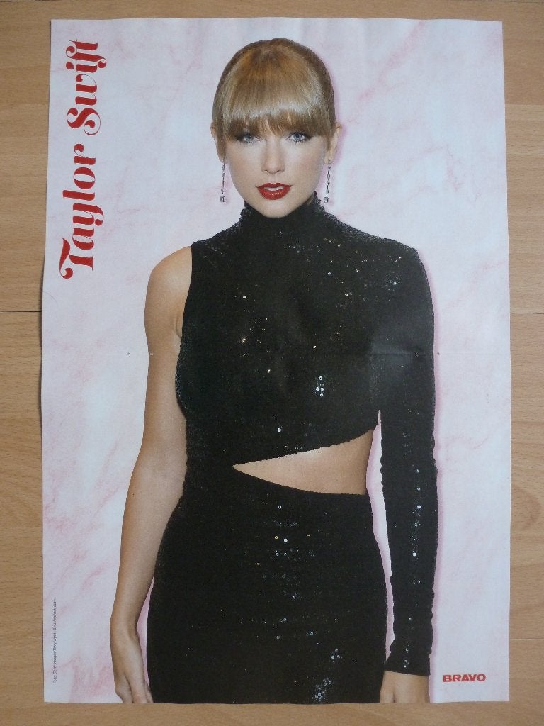 Poster van Taylor Swift / Tim Schaecker uit Duits t. Bravo, Ophalen of Verzenden, Nieuw, A1 t/m A3, Muziek