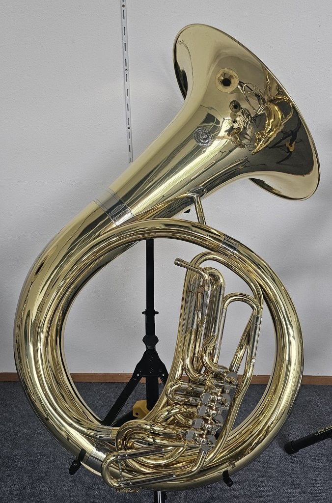 V.F. Cerveny 6/4 BBb Kaiser Helicon Tuba, Ophalen, Gebruikt, Koperblazer