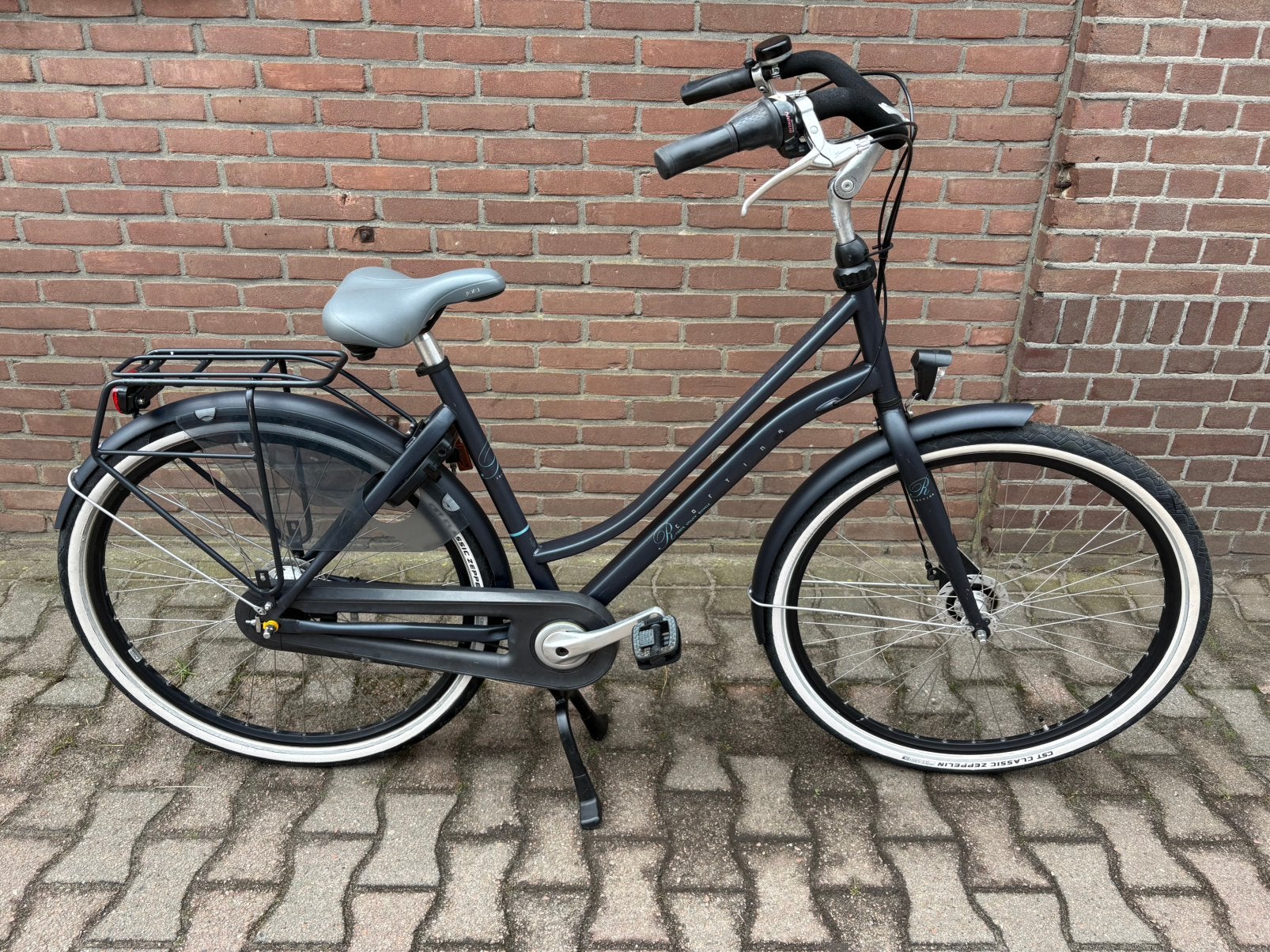Te koop zeer mooie Cortina Roots moederfiets 51cm 7versn, Fietsen en Brommers, Fietsen | Dames | Moederfietsen, Gebruikt, Dubbele standaard