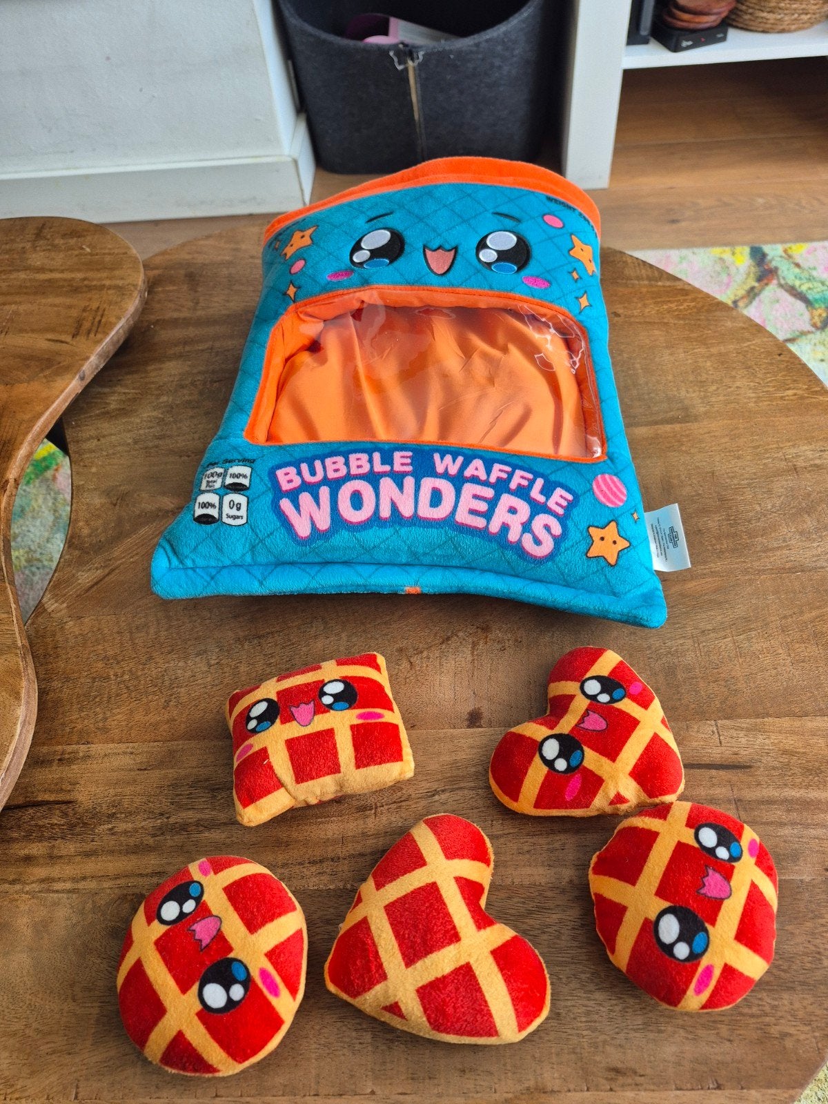 Bubble Waffle Wonders knuffel met mini wafels, Ophalen of Verzenden, Zo goed als nieuw, Jongen of Meisje
