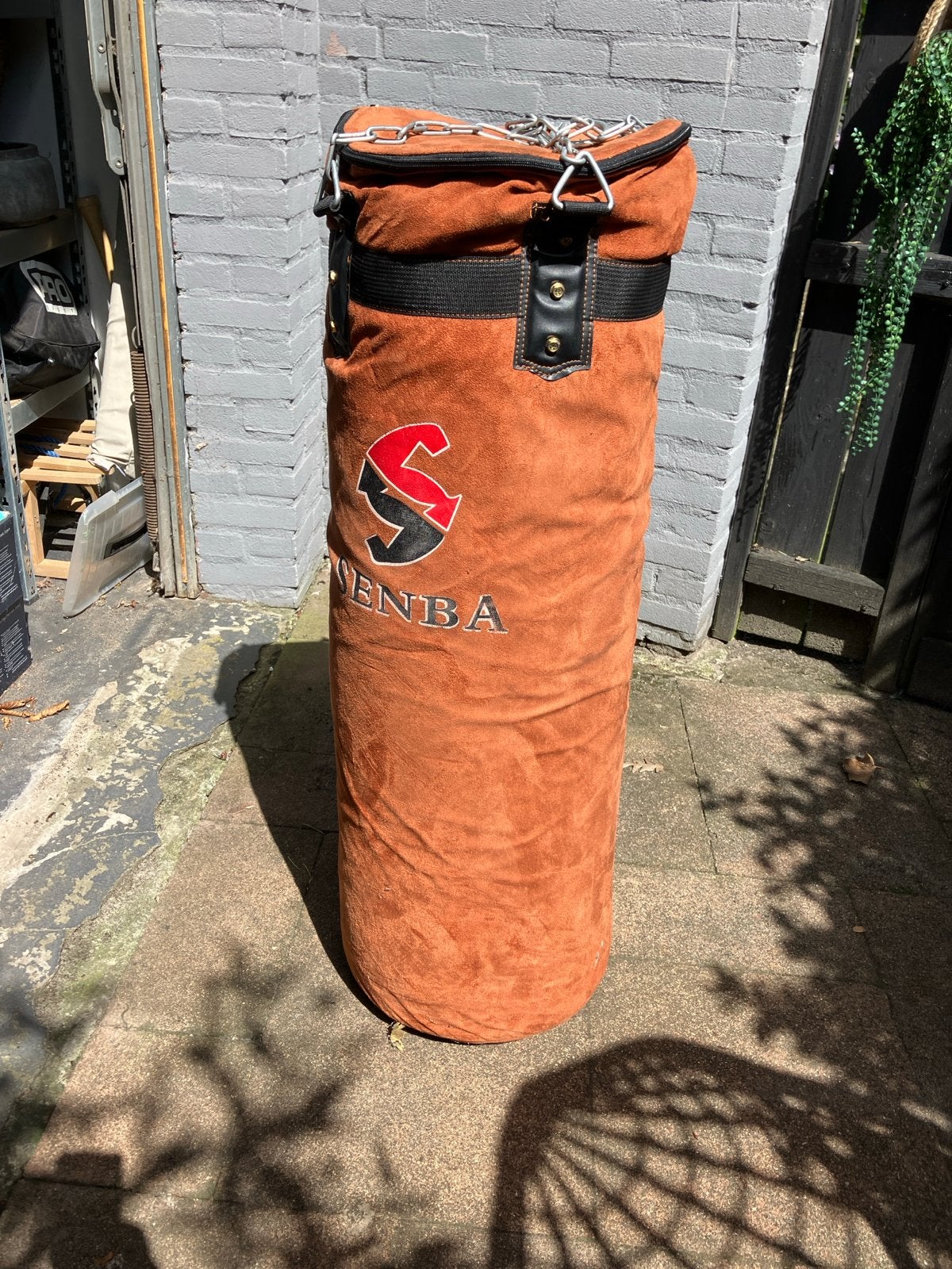 SENBA Bokszak - Bruin, inclusief ketting, Ophalen of Verzenden, Gebruikt, Bokszak