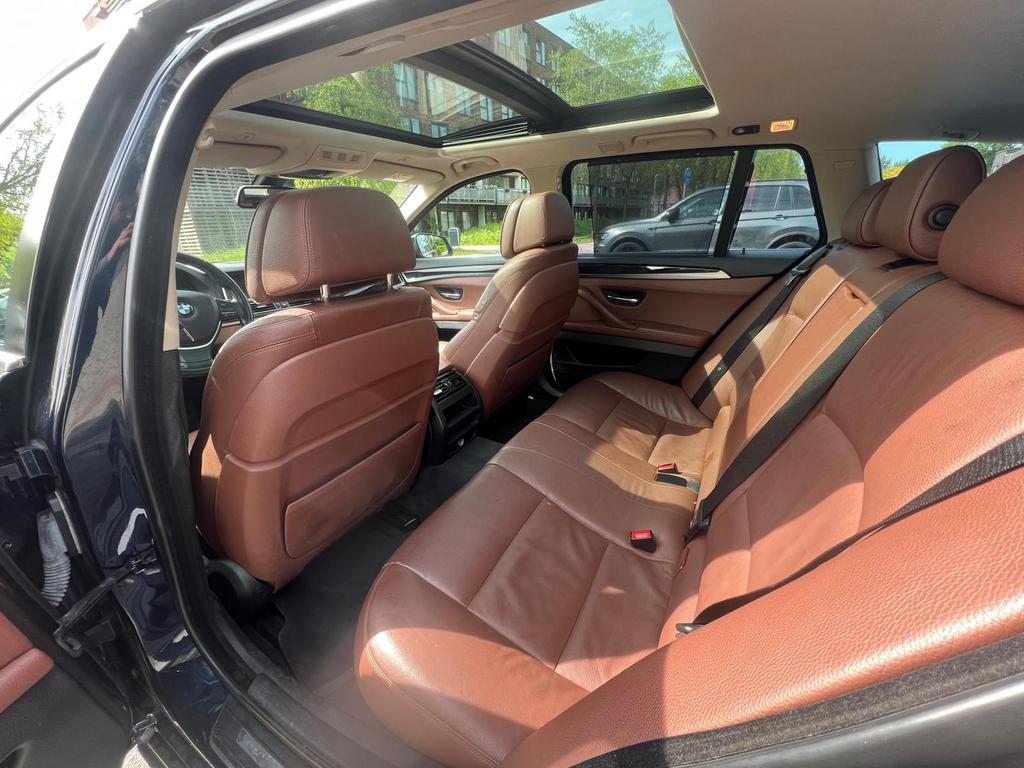 BMW 5-Serie 528I 180KW Touring Aut8 2015 Blauw, Auto's, BMW, Automaat, Achterwielaandrijving, 4 cilinders, 2000 kg