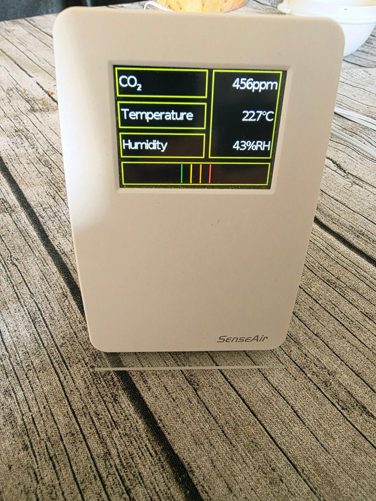 SenseAir tSENSE Luchtkwaliteitsmeter CO2, Temp, Vochtigheid, Ophalen of Verzenden, Zo goed als nieuw