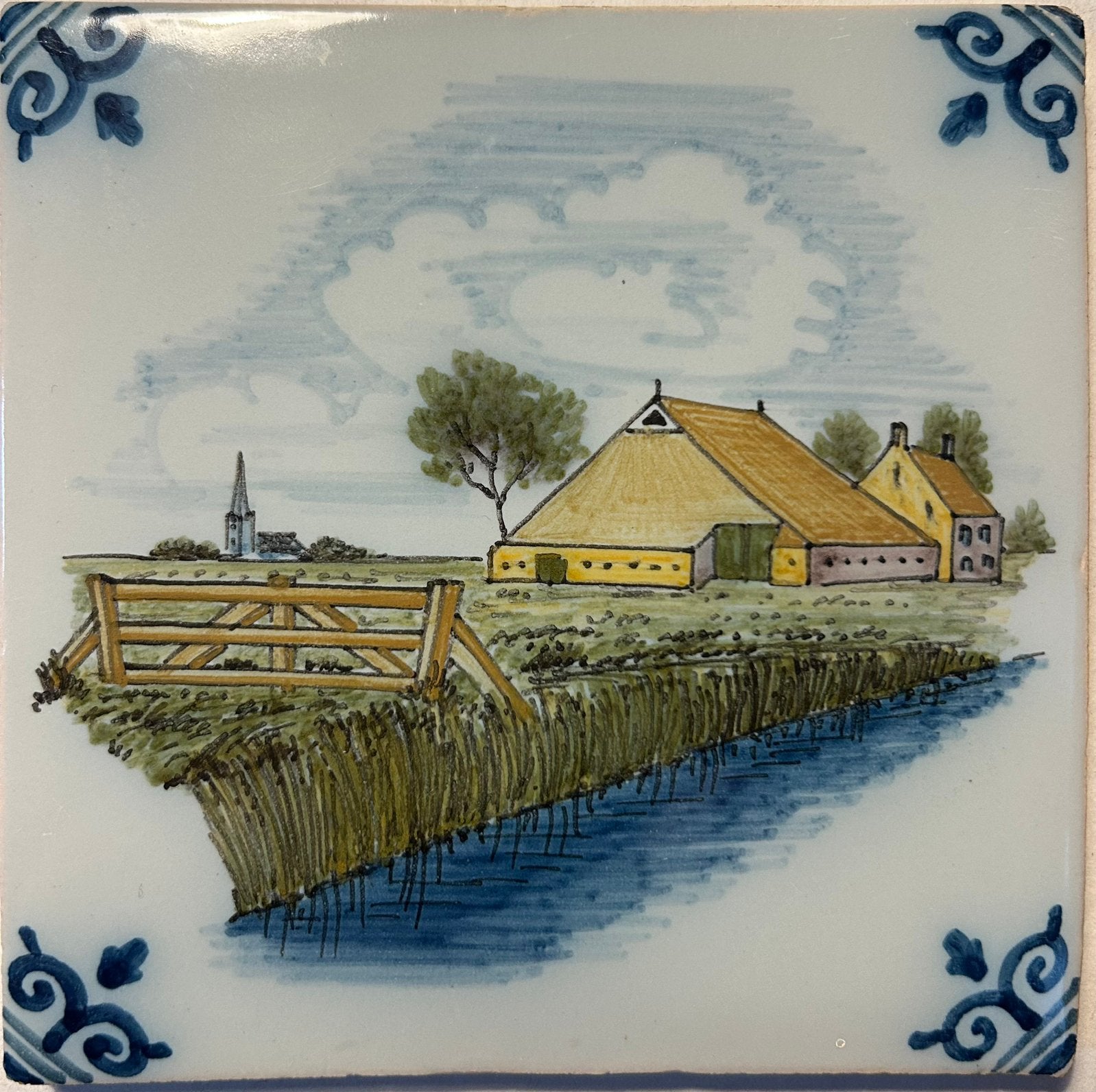 Prachtig authentieke Friese boerderij oo tegeltje, Ophalen of Verzenden