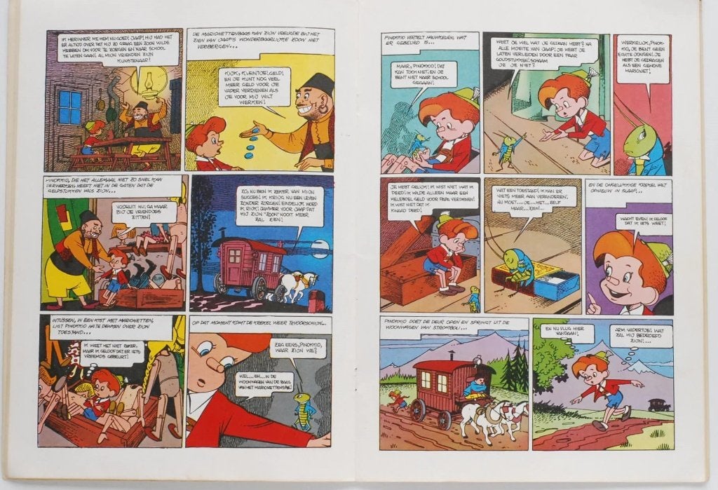Pinokkio - Beroemde Sprookjes in Beeld - Stripboek 1978, Eén stripboek, Verzenden, Gelezen
