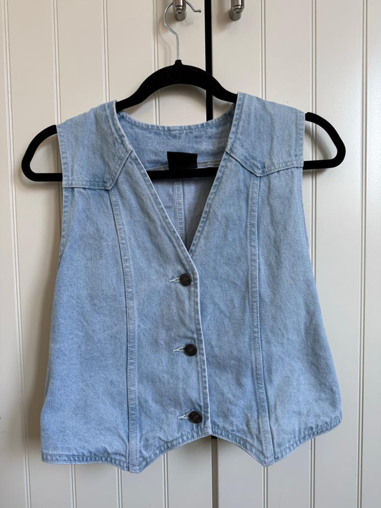 Denim gilet van katoen - Things I Like Things I Love, Kleding | Dames, Overige Dameskleding, Ophalen of Verzenden, Zo goed als nieuw