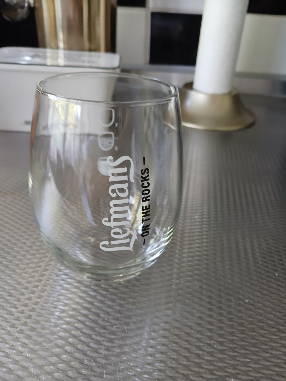 Liefmans on the rocks glas  NIEUW, Verzamelen, Biermerken, Ophalen of Verzenden, Nieuw, Glas of Glazen, Overige merken