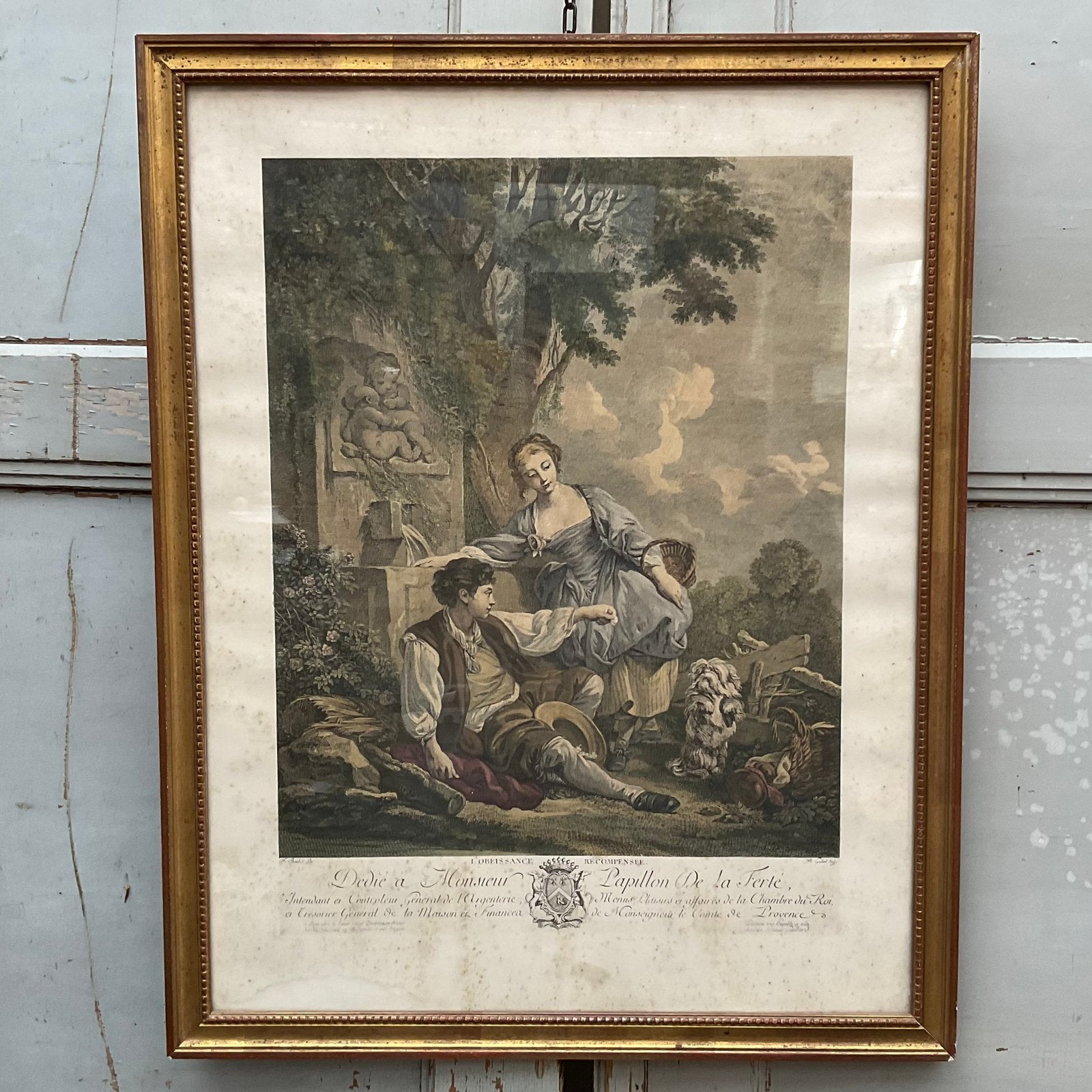 Grote bois doré lijst *floor epe*, Ophalen