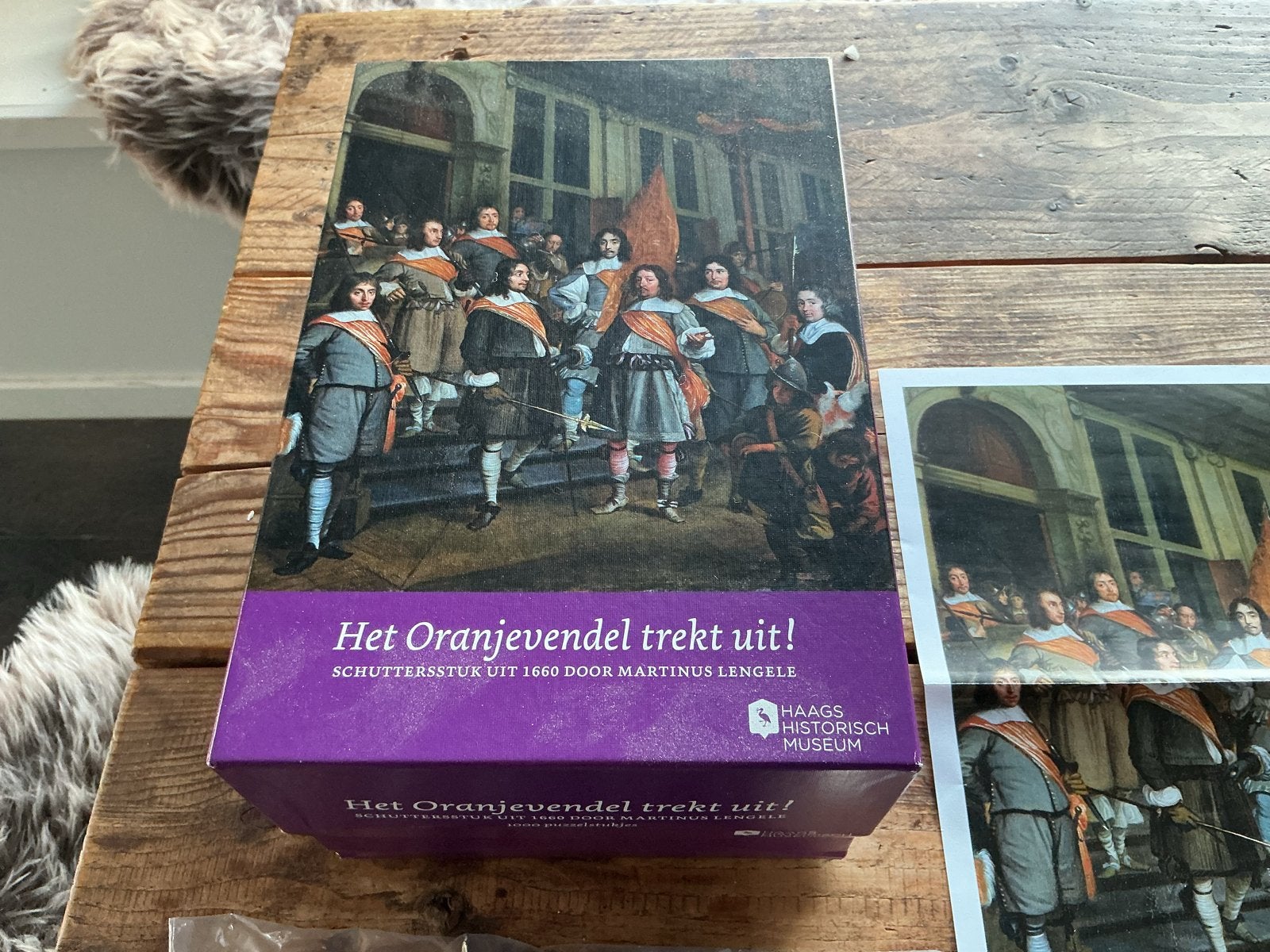 Legpuzzel 1000 stukjes Haags Historisch Museum Oranjevendel, Ophalen of Verzenden, 500 t/m 1500 stukjes, Nieuw, Legpuzzel