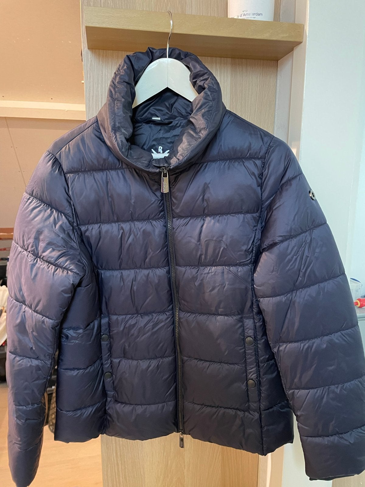 Reset jas donkerblauw, maat L, in nieuwstaat, Kleding | Dames, Ophalen of Verzenden, Nieuw, Maat 42/44 (L), Blauw