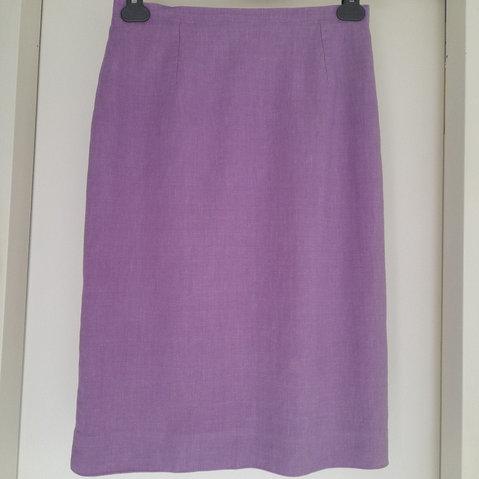 CELINE lila linnen rok maat 36 vintage, Kleding | Dames, Celine, Paars, Ophalen of Verzenden, Knielengte