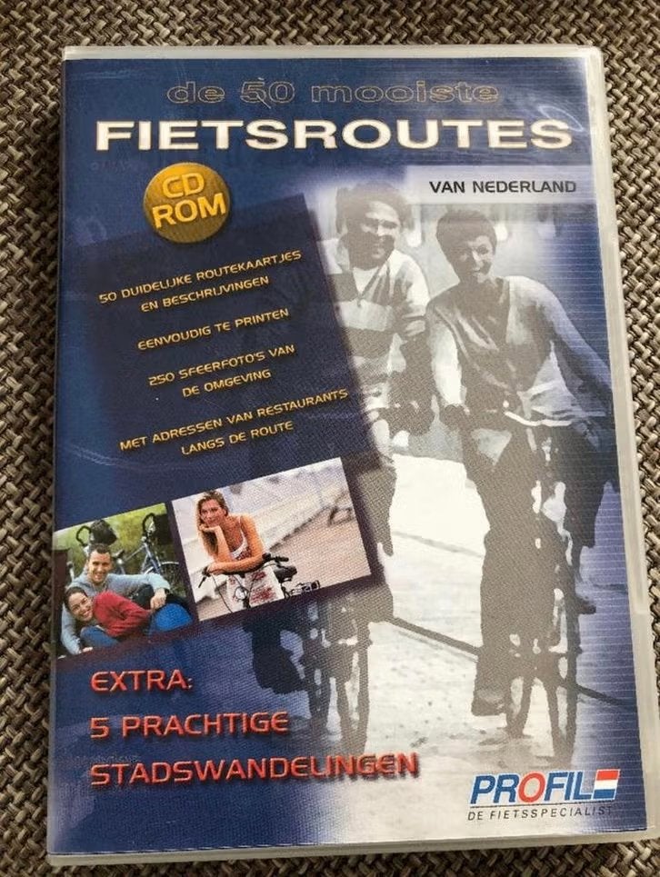 DVD Fietsroutes van Nederland, Ophalen of Verzenden, Zo goed als nieuw