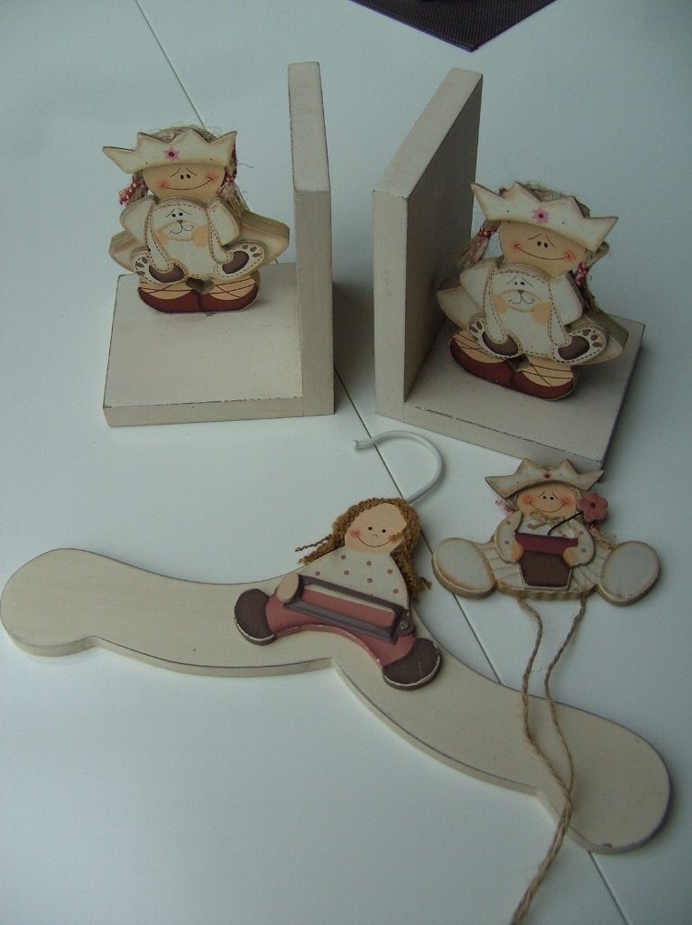 KINDERKAMER 3 DLG SET, STEUNEN, KLEER- +HANGERS NR-4, -, Jongen of Meisje, -, Nieuw