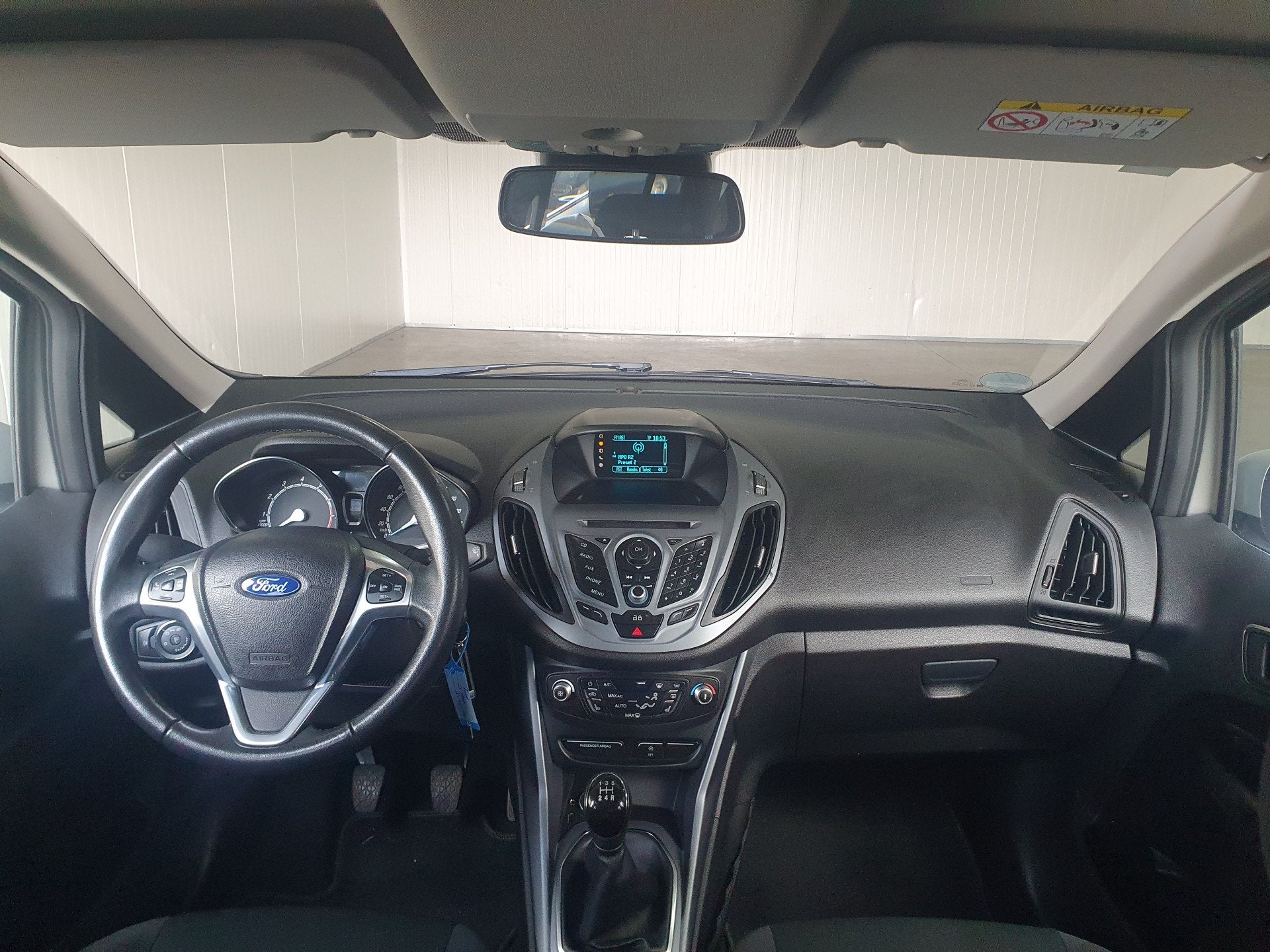 Ford B-MAX 1.0 EcoBoost Titanium CRUISE/CLIMA/PDC/TRHAAK ., Voorwielaandrijving, Euro 5, Gebruikt, 750 kg