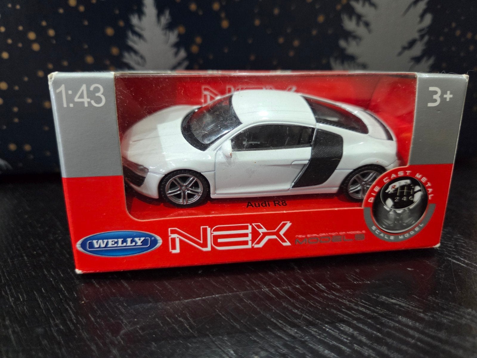 Audi R8 Welly Nex 1:43, Ophalen of Verzenden, Gebruikt, Auto, Overige merken