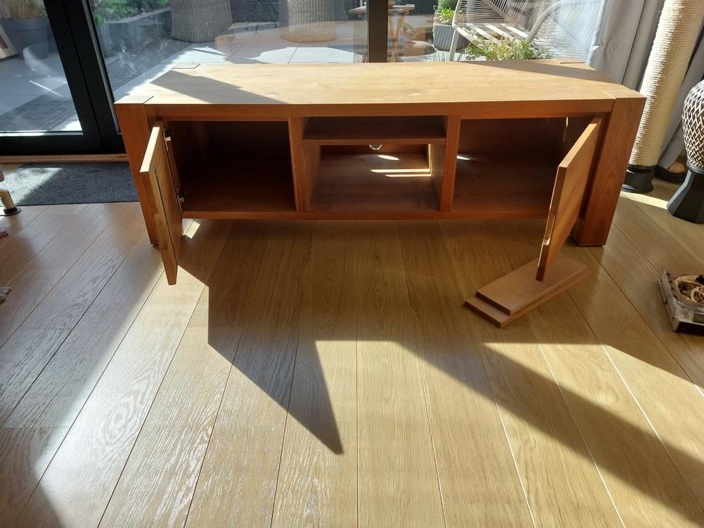 Tv kast eiken in de olie, Ophalen of Verzenden, 25 tot 50 cm, Minder dan 100 cm