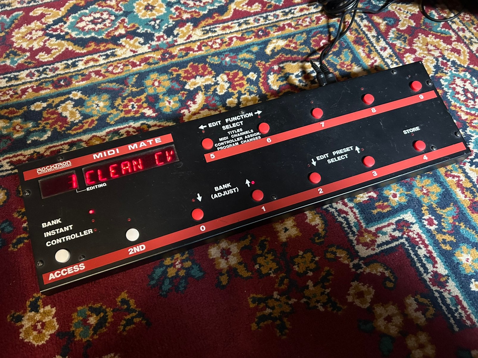 90’s Rocktron MIDI Mate Foot-controller (USA), Ophalen, Gebruikt