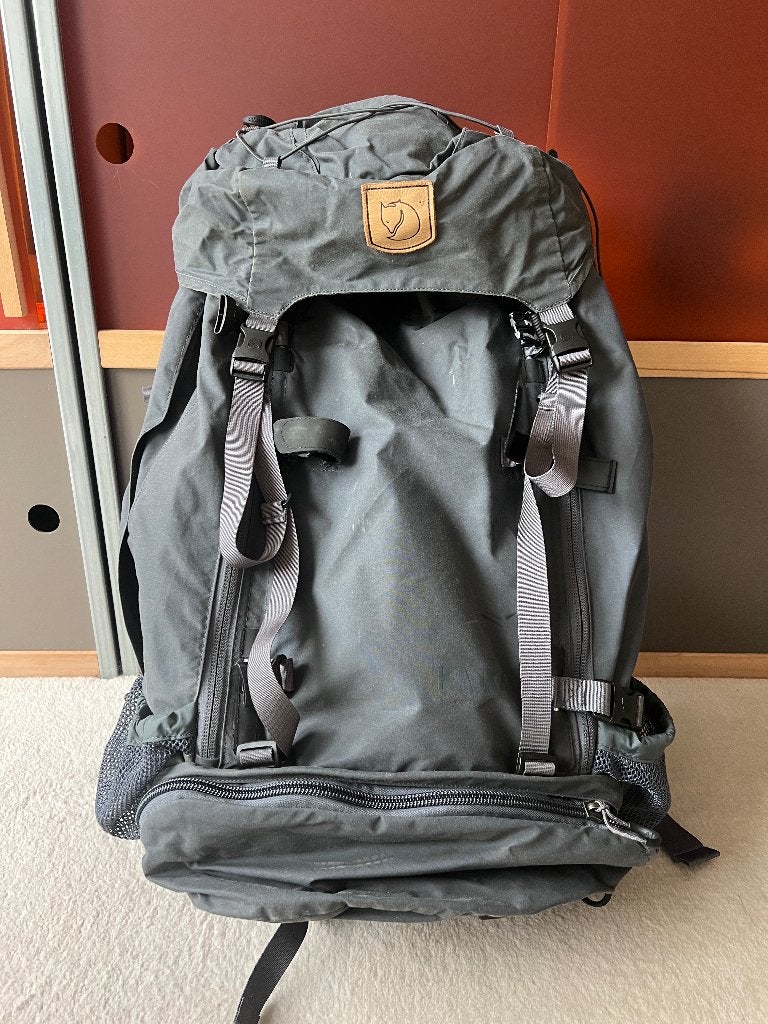 Kajka Fjällraven rugzak 65 liter, Ophalen, Zo goed als nieuw, Rugzak