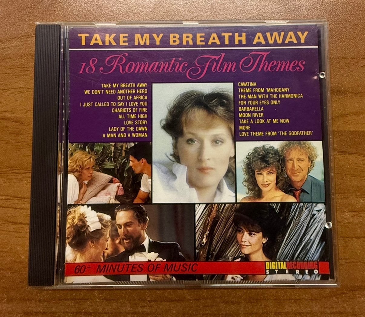 TAKE MY BREATH AWAY 18 ROMANTIC  FILM THEMES  CD, Modernisme tot heden, Ophalen of Verzenden, Zo goed als nieuw, Verzamelalbum