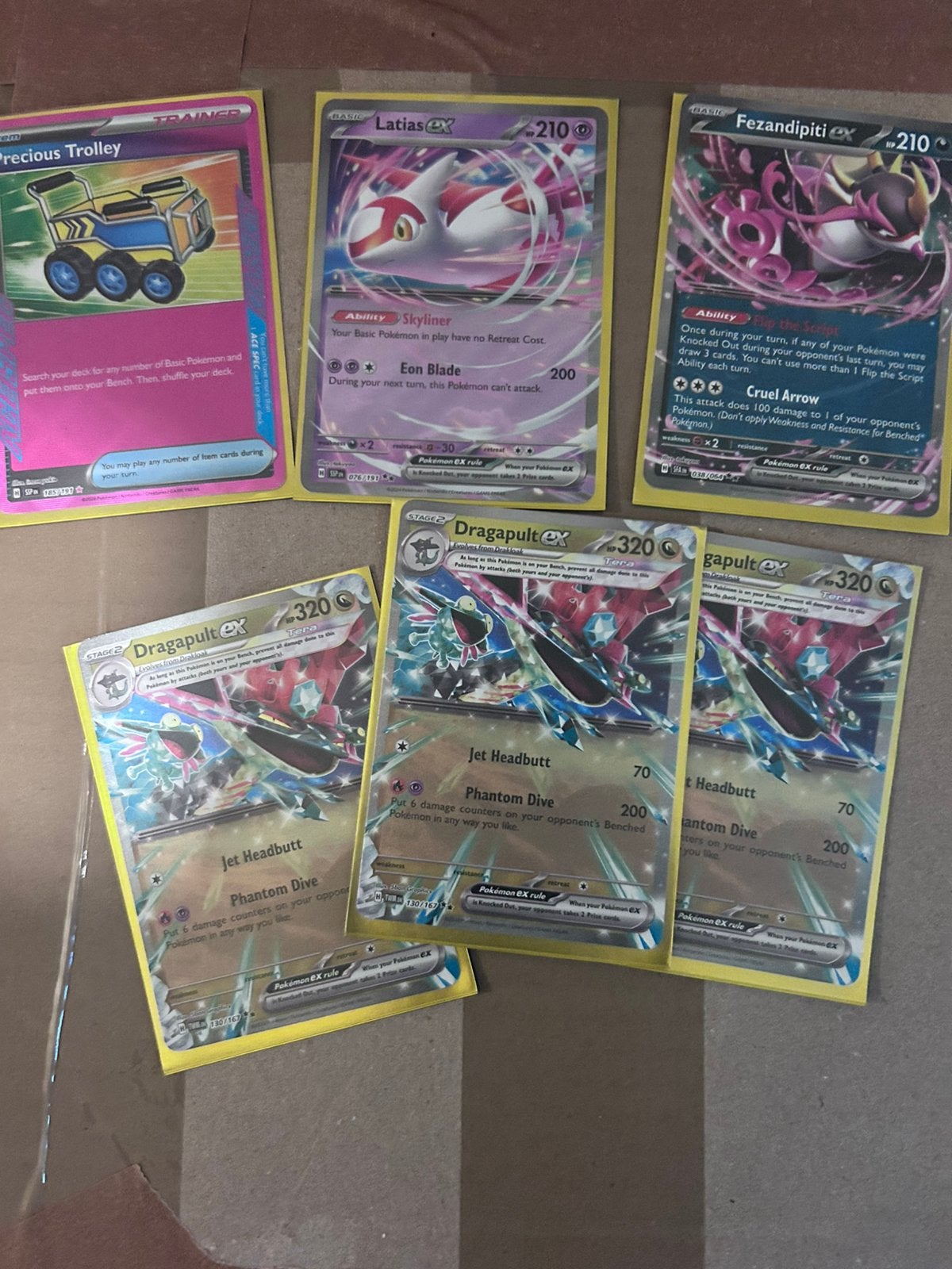 Dragapult EX deck Pokémon, Verzenden, Zo goed als nieuw, Speeldeck
