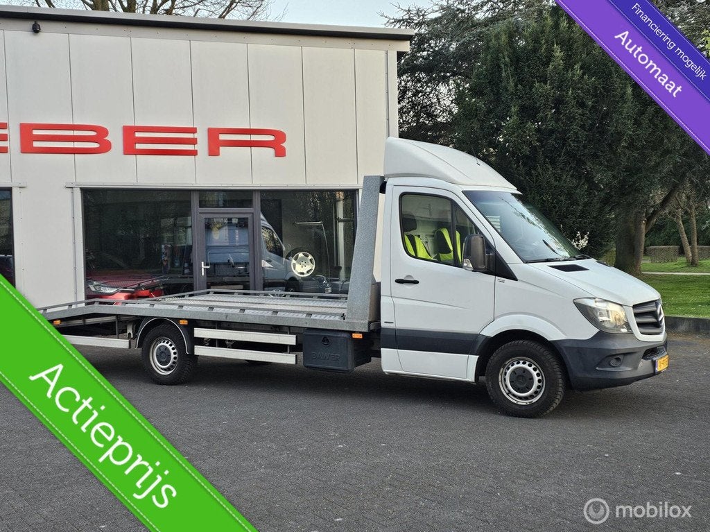 Oprijwagen Mercedes Sprinter Automaat 516 2.2 CDI, Gebruikt, Euro 6, 4 cilinders, 2000 kg